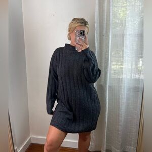 Madewell Wool Long Sleeve Dress Large